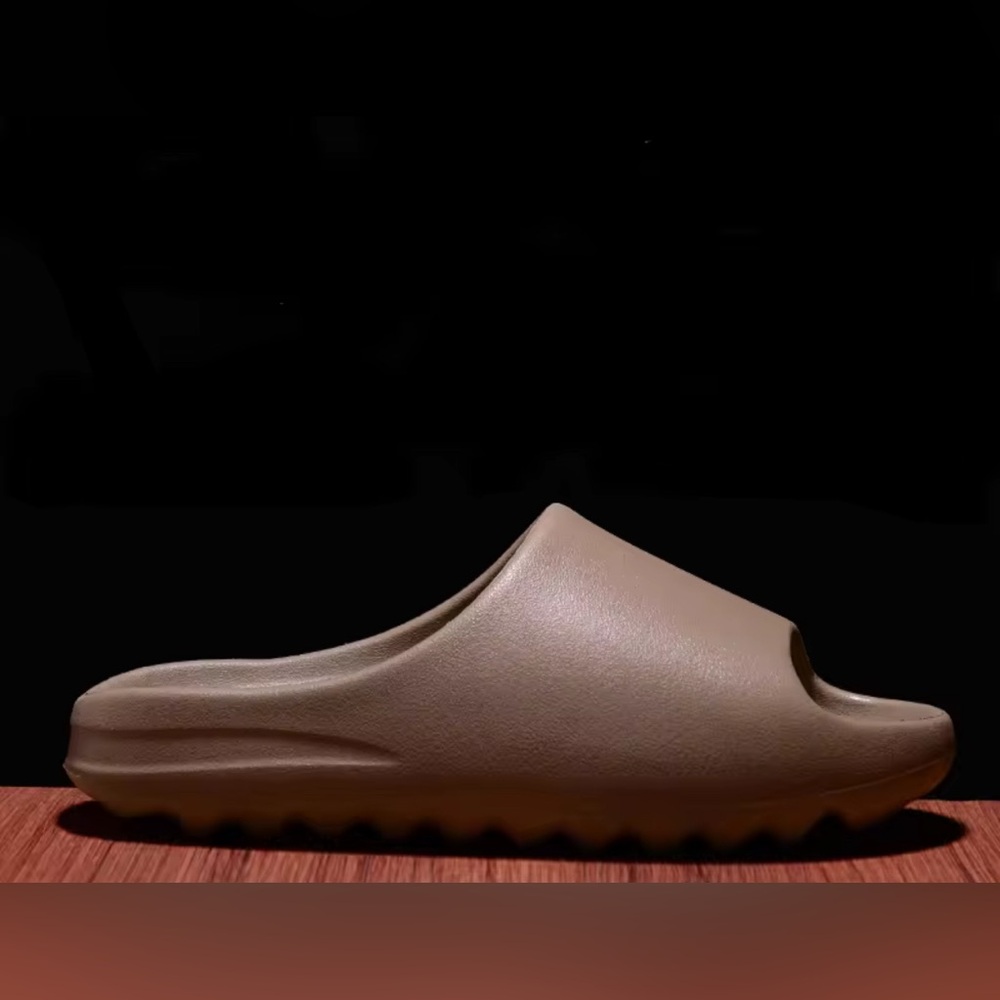 Men's Brown Slide Sandals